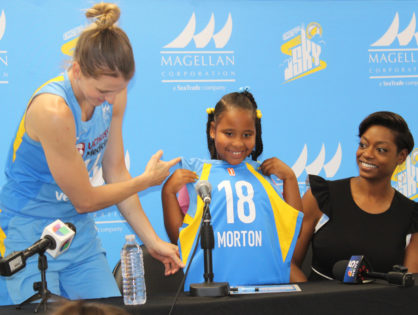 La Rabida patient named 'Player for<br> a Day' at Chicago Sky game